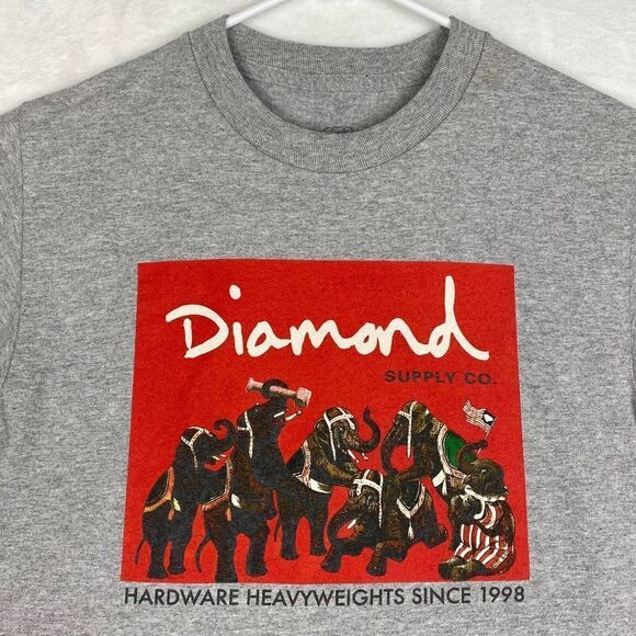 Diamond Supply Co Shirt Mens Small Graphic Short Sleeve Crewneck Street - Picture 3 of 8